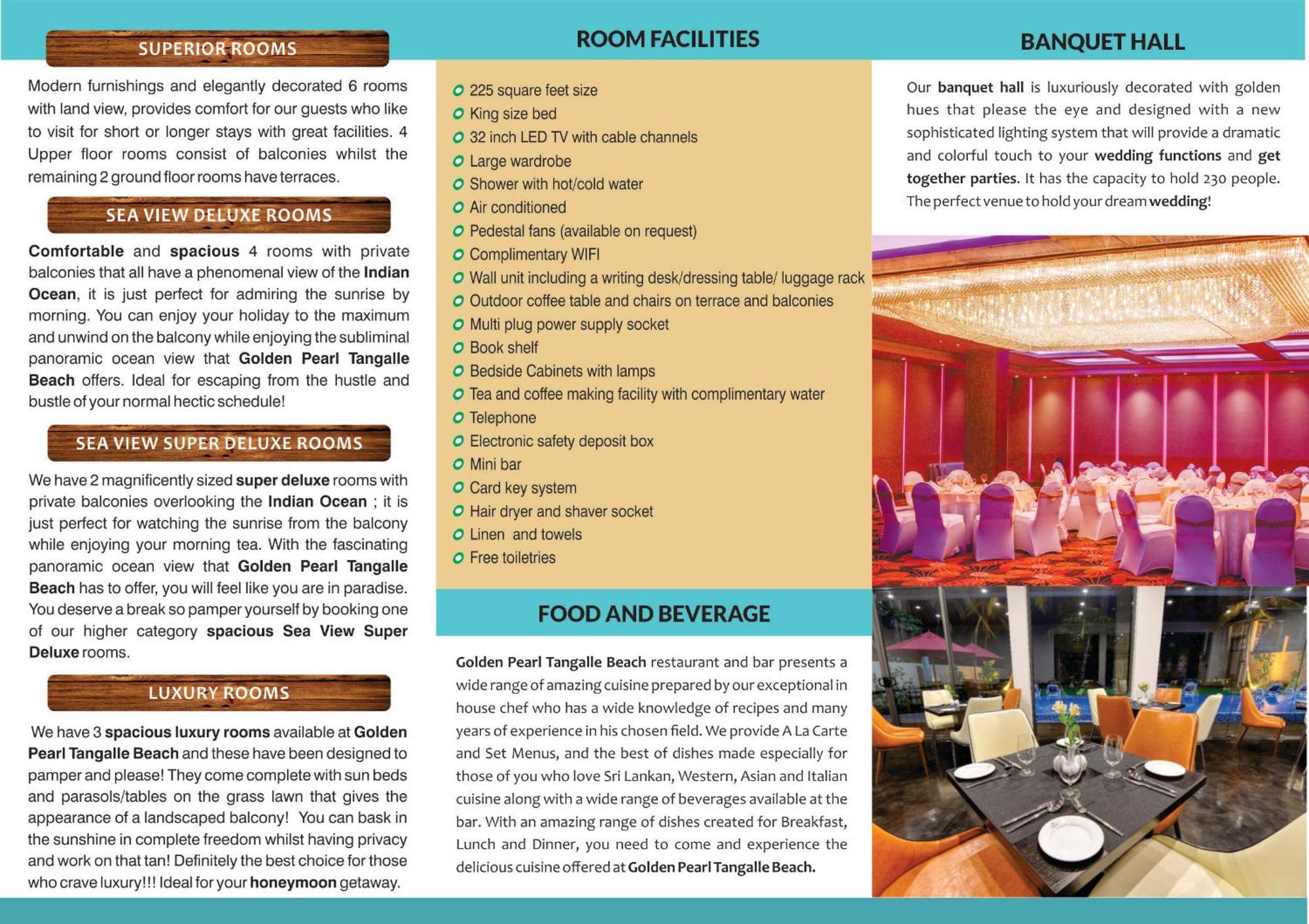 Golden Pearl Tangalle Beach 汉班托塔 外观 照片